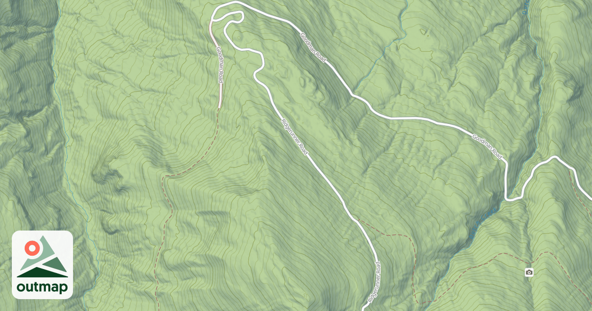 Map of RIDGERUNNER