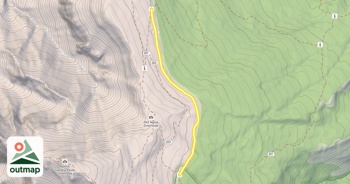 Map of Ellis Trail