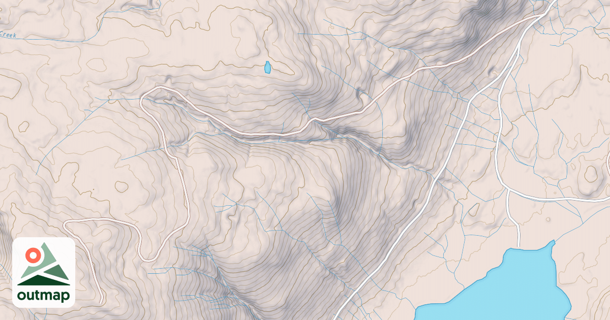 Map of CANYON SPUR