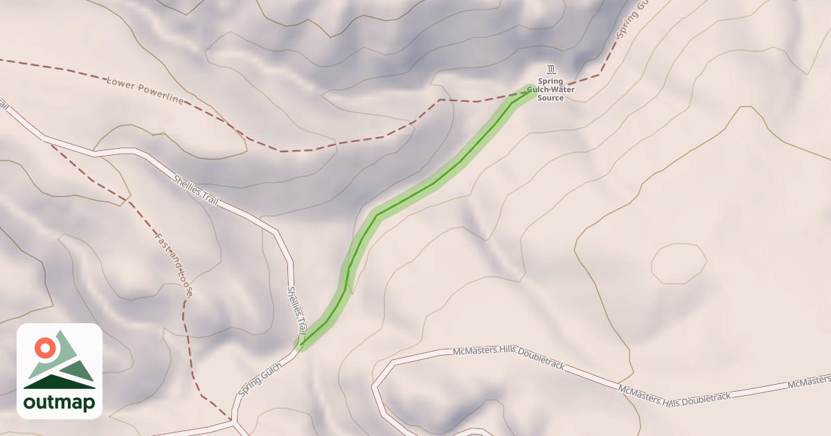 Map of Spring Gulch