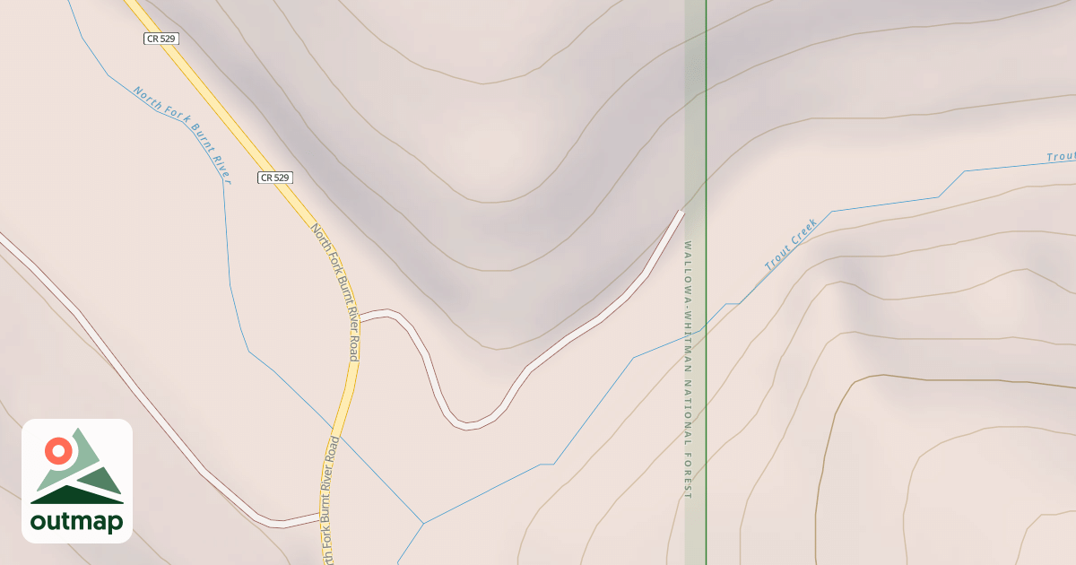 Map of USFS National Forest System Roads {7CAD4115-1E1F-47D7-97F1-1DA8048742D6}