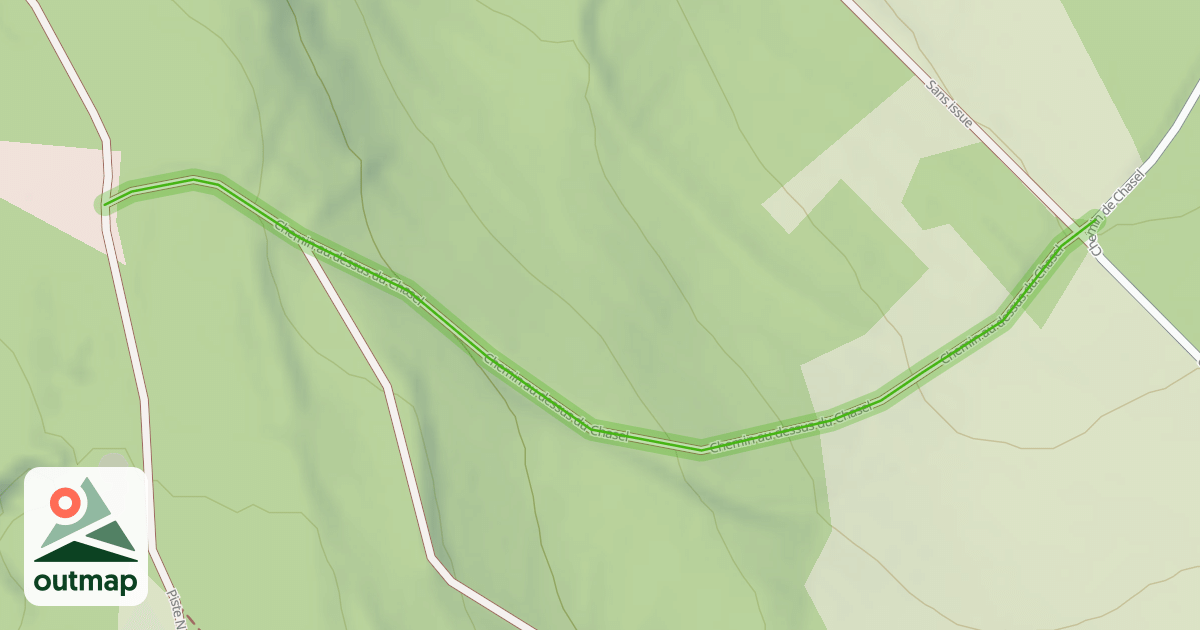 Map of Chemin au dessus du Chasel