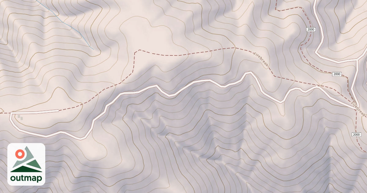 Map of GRASS MTN RD