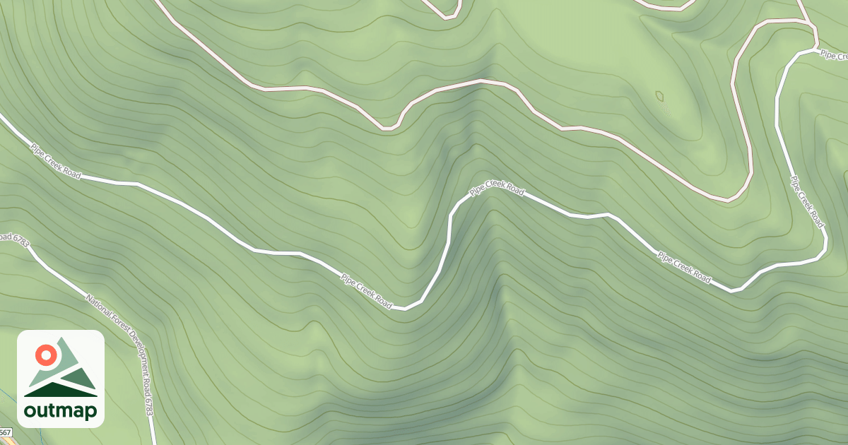 Map of DECEPTION CR SNOWMOBILE LOOP