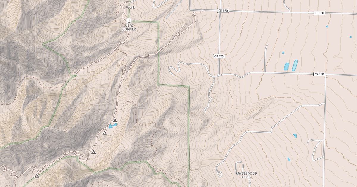 Map preview of Hermit Lake Road