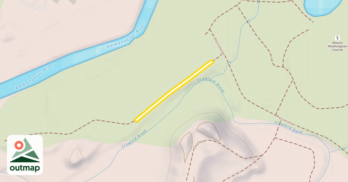 Map of Driving Range Loop