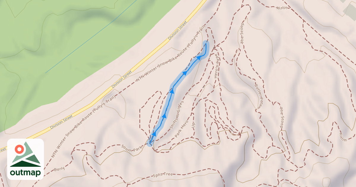 Map of Hawk Line