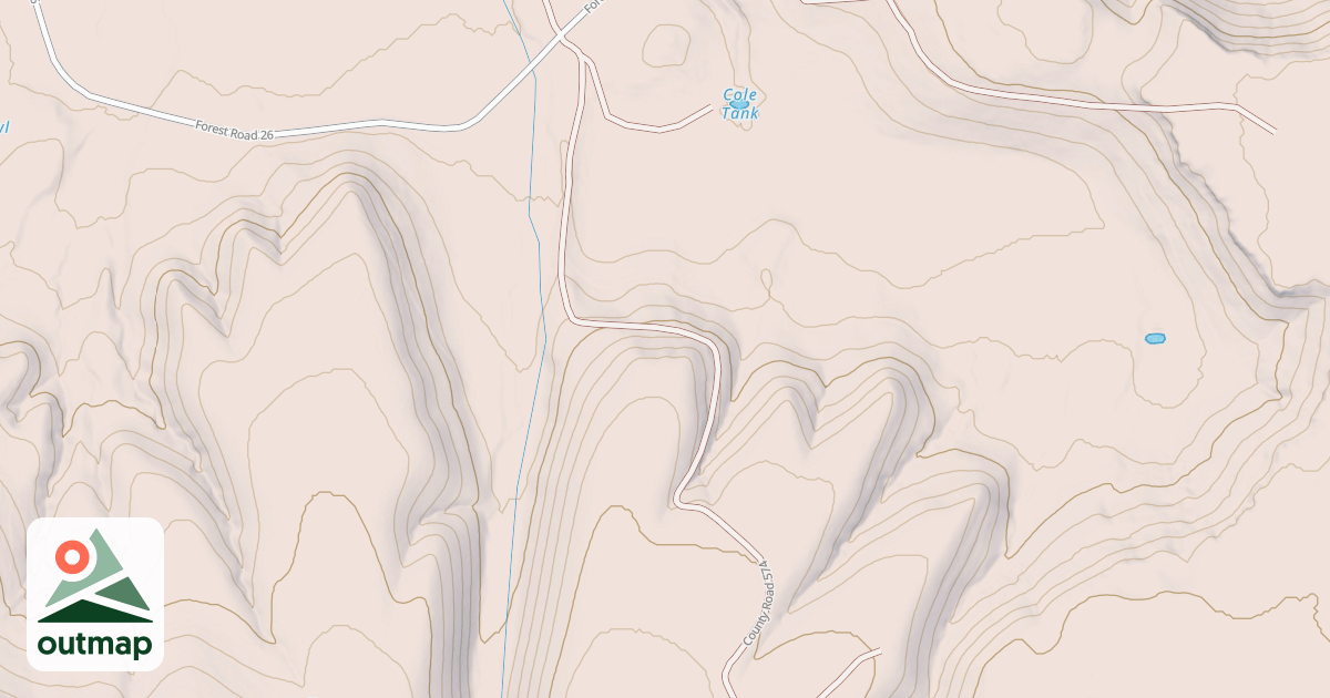 Map of COLE RD.