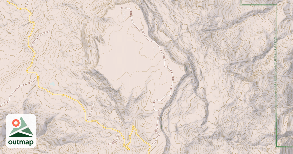 Map of BURRO MTN