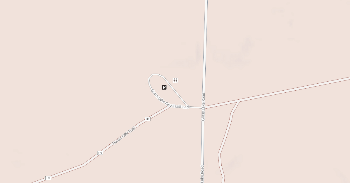 Map preview of GRASS LAKE ORV TRAILHEAD