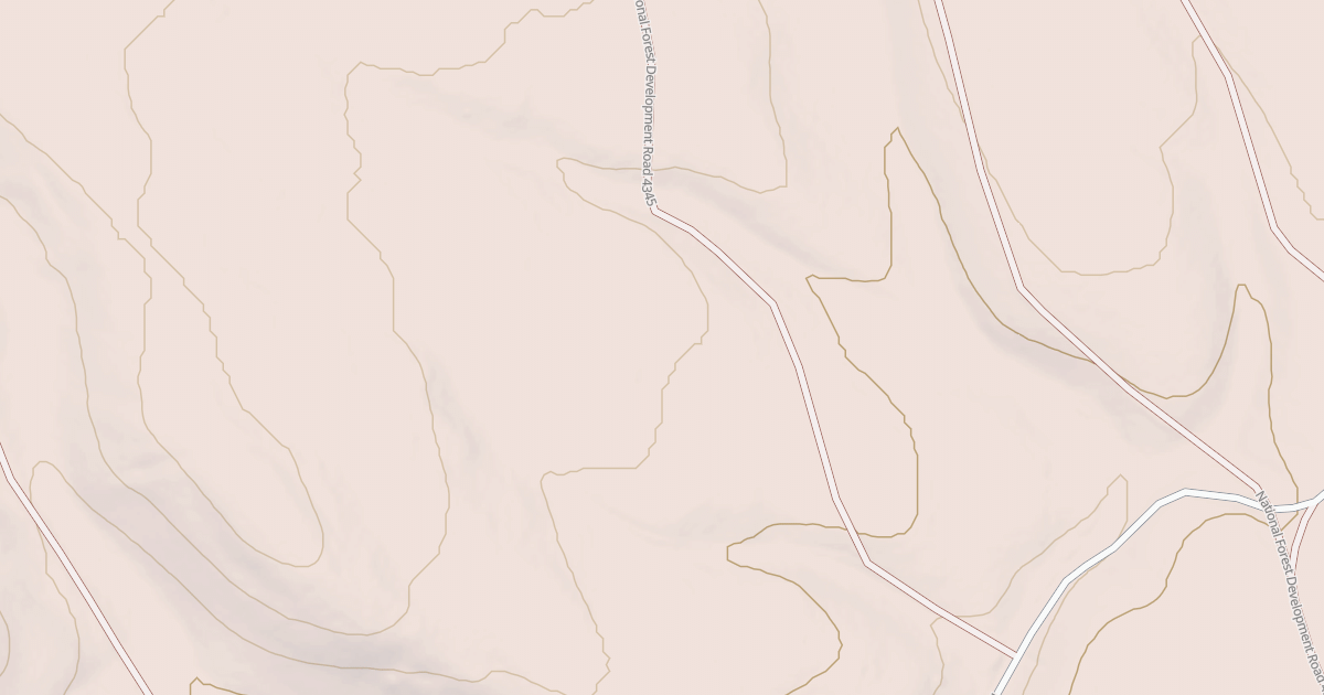 Map preview of USFS National Forest System Roads {34710C26-B384-481F-92B3-25095E9B07BA}