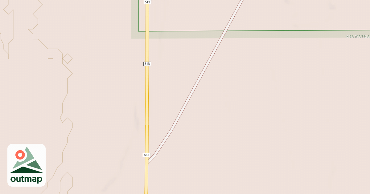 Map of 8256 SPUR R33E