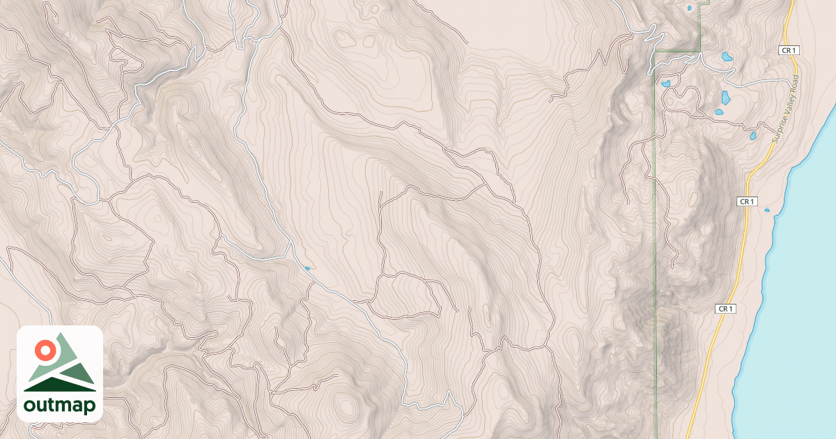 Map of BEAR VALLEY