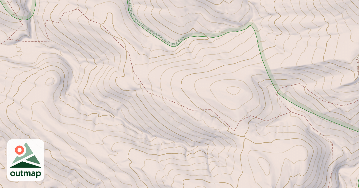 Map of BILLY CREEK SPUR
