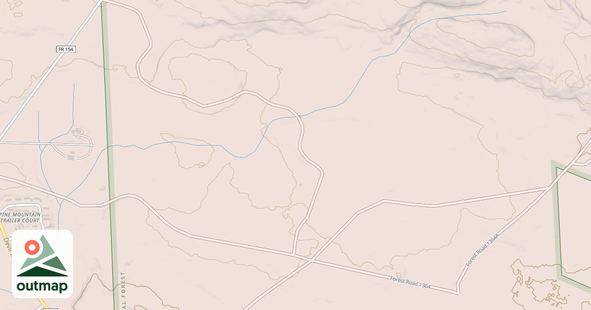 Map of ELBOW CREEK