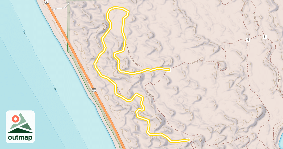 Map of Loop F