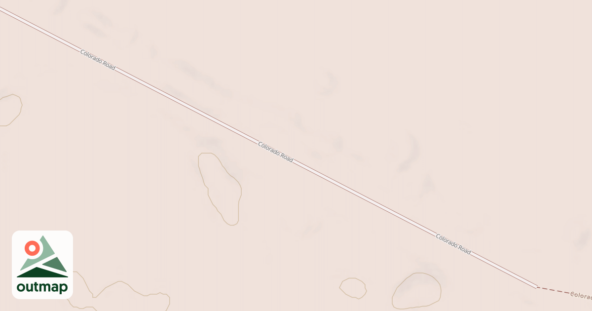 Map of COLORADO ROAD AND TRAIL