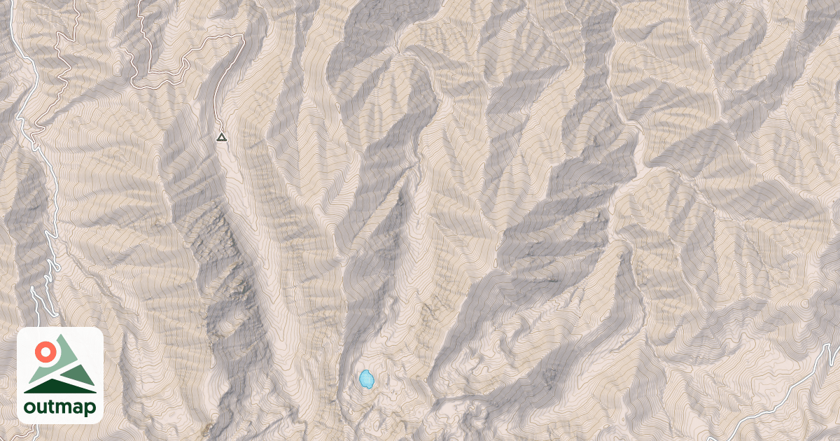 Map of HOT CREEK