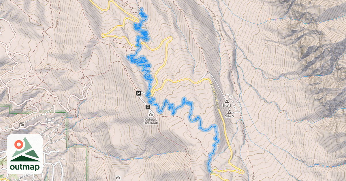 Map of Erindell Trail