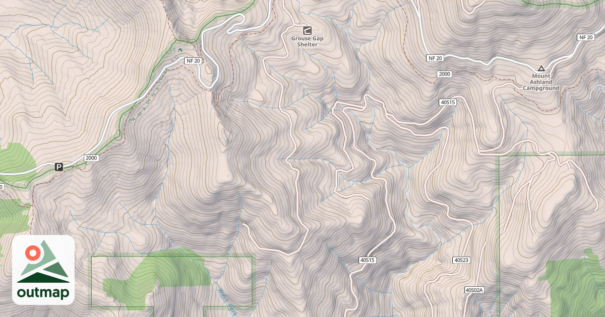 Map of GROUSE SHELTER