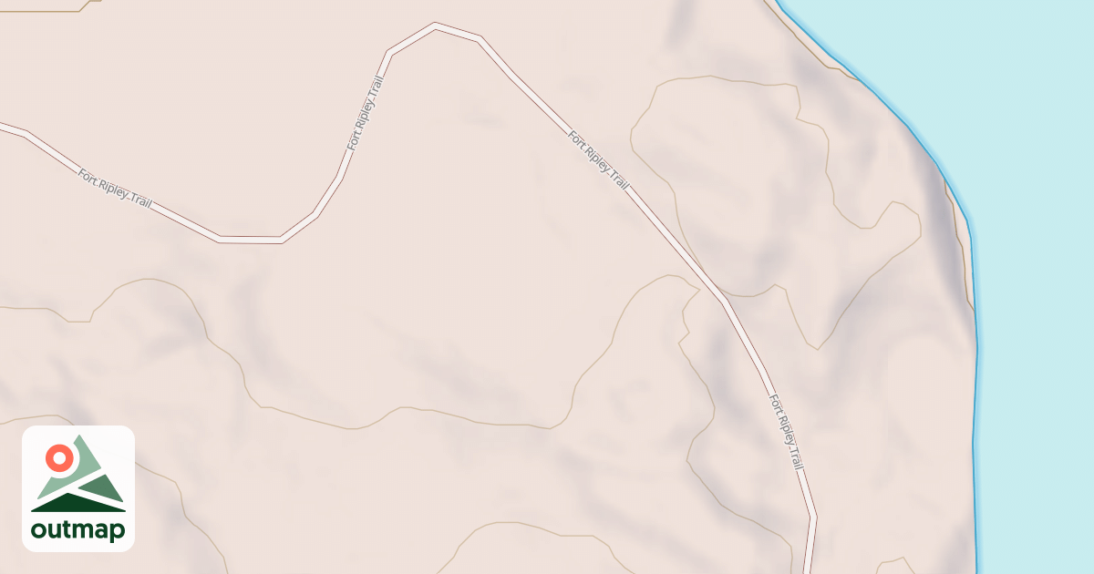 Map of Fort Ripley Trails