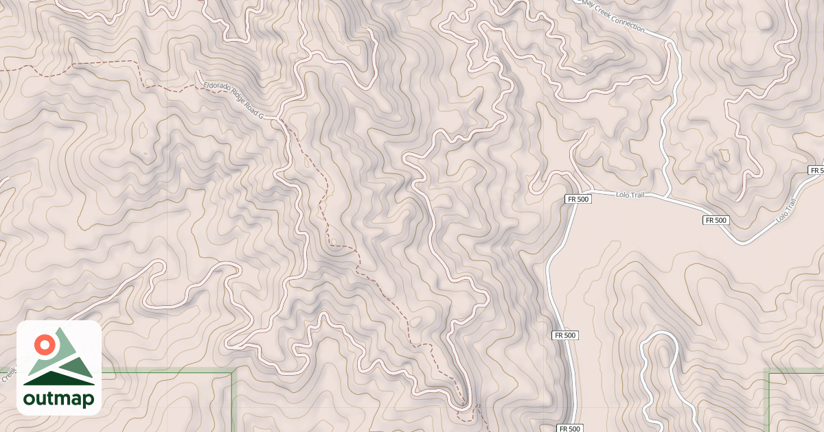 Map of EVA CREEK