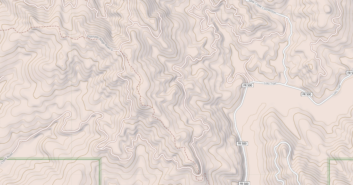 Map preview of EVA CREEK