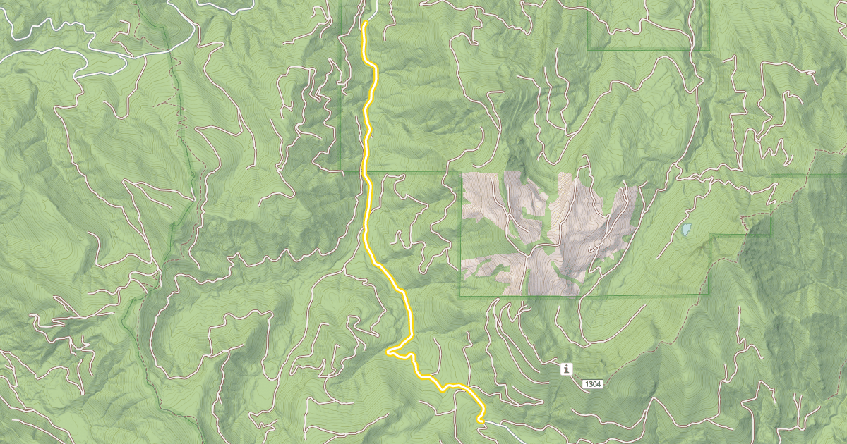 Map preview of National Forest Road 4110
