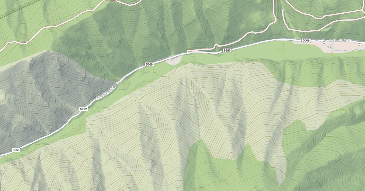 Map preview of (FDR) WOODS CREEK