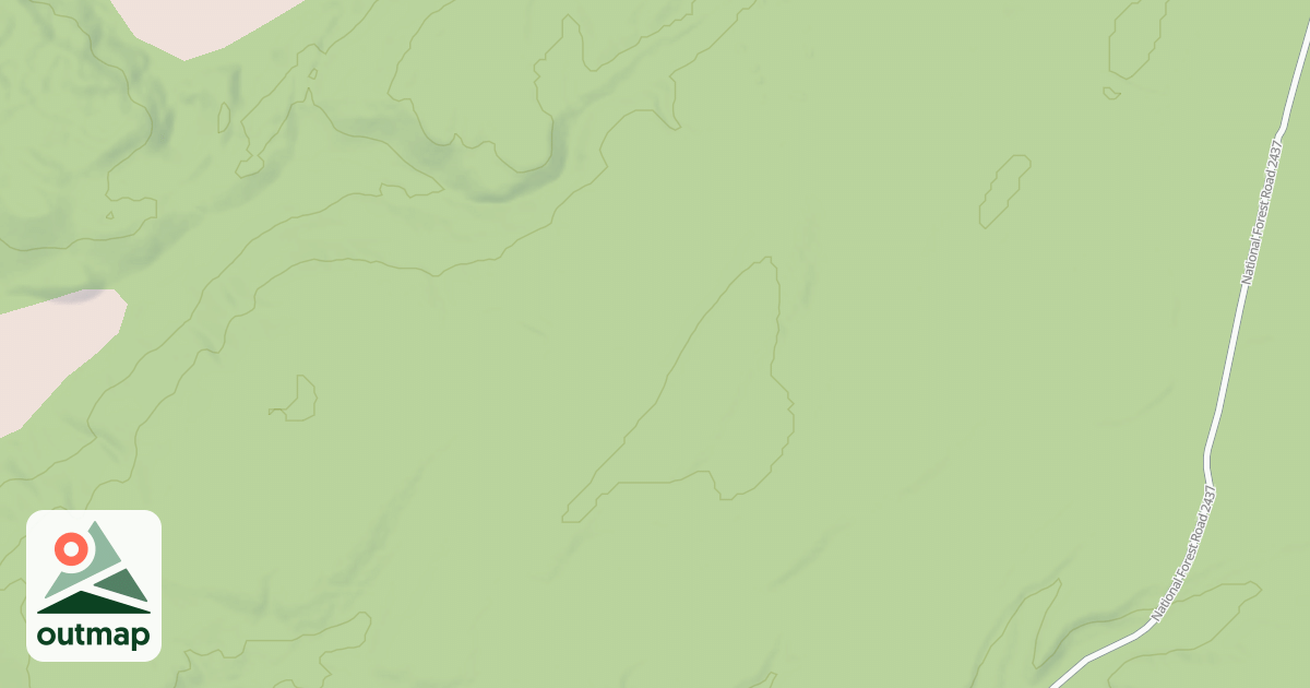Map of CRANBERRY CREEK SPUR
