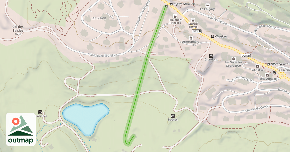 Map of Challiers