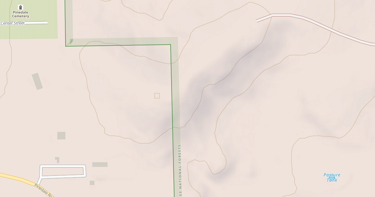Map preview of PINEDALE W.C.