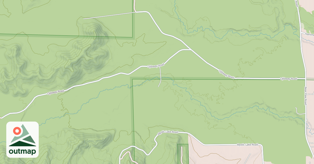 Map of OJIBWAY