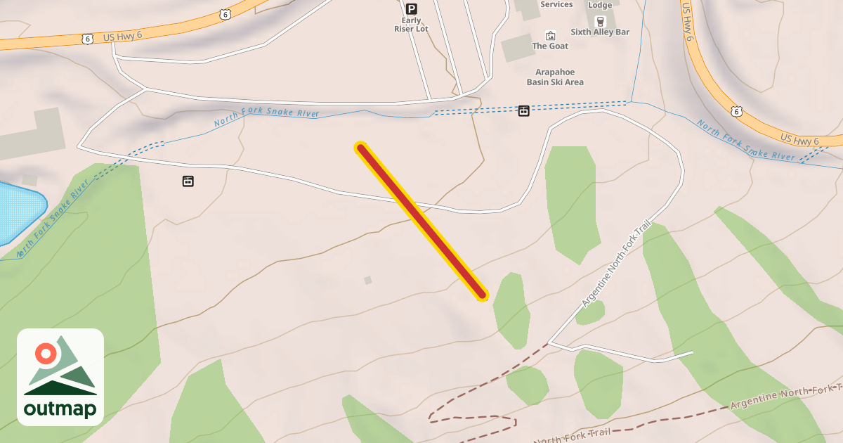 Map of Molly Hogan Lift