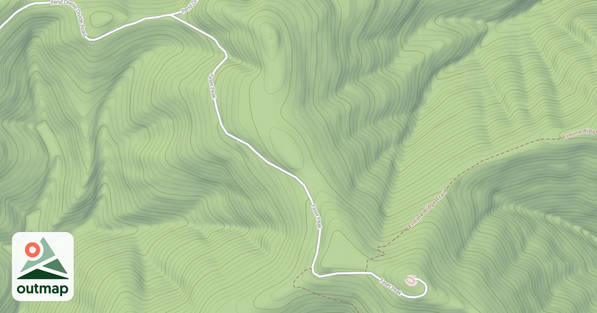 Map of FASET PEAK