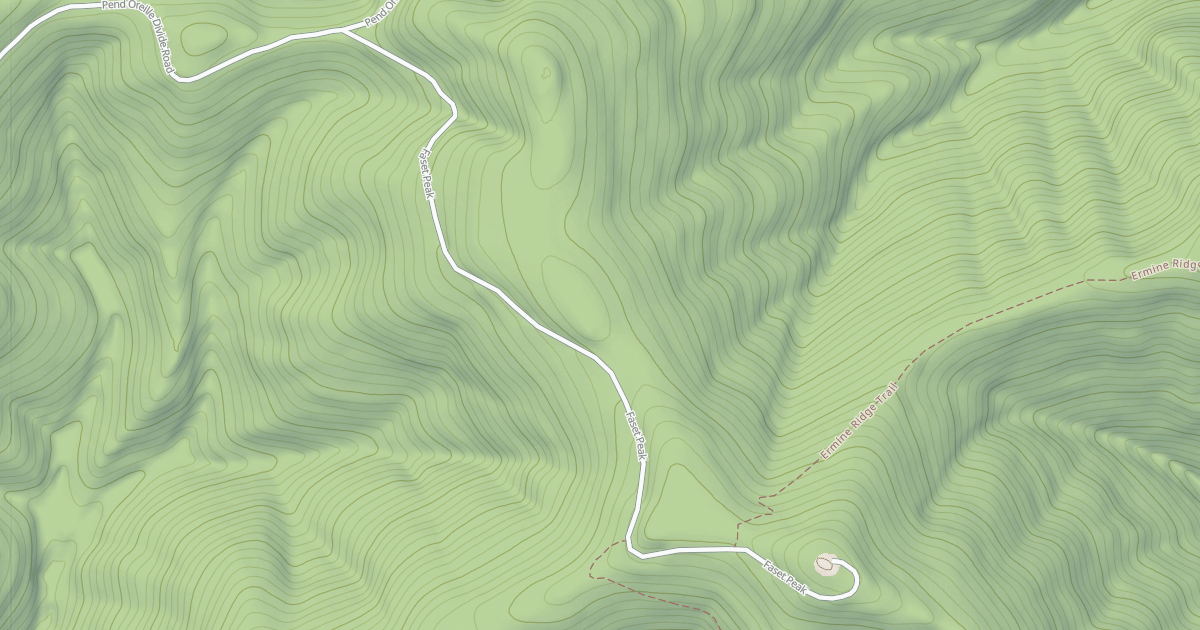 Map preview of FASET PEAK