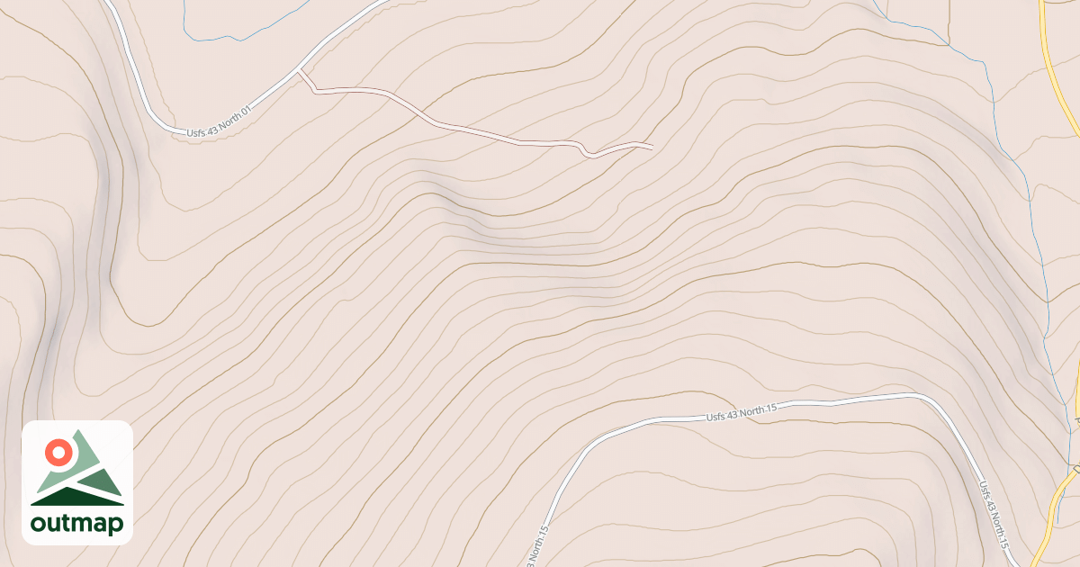 Map of BRAY WELL TIE