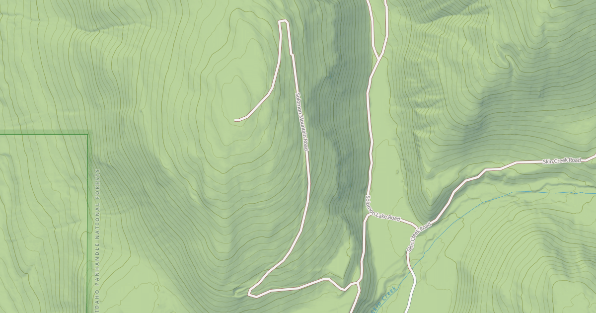 Map preview of SOLOMON MOUNTAIN