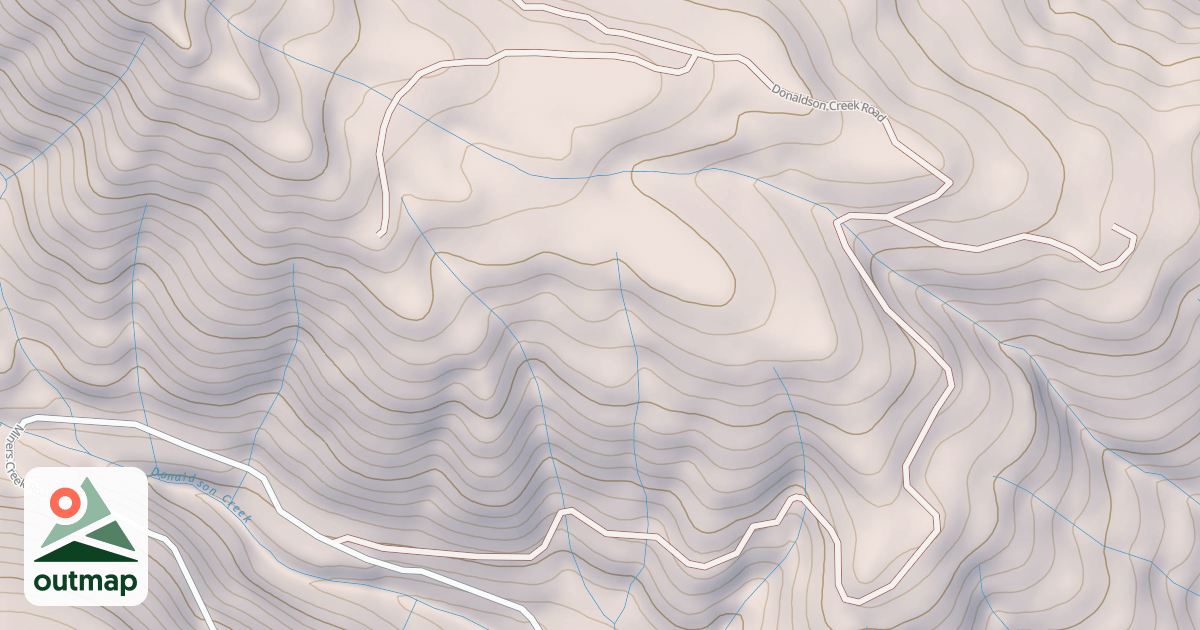 Map of DONALDSON CREEK