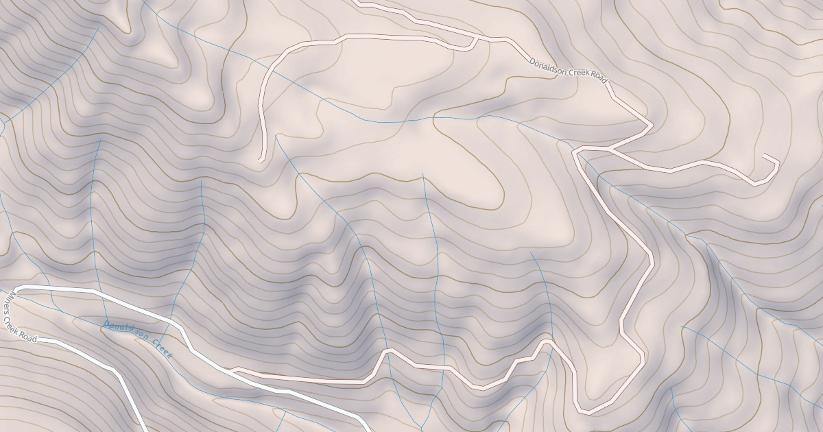 Map preview of DONALDSON CREEK