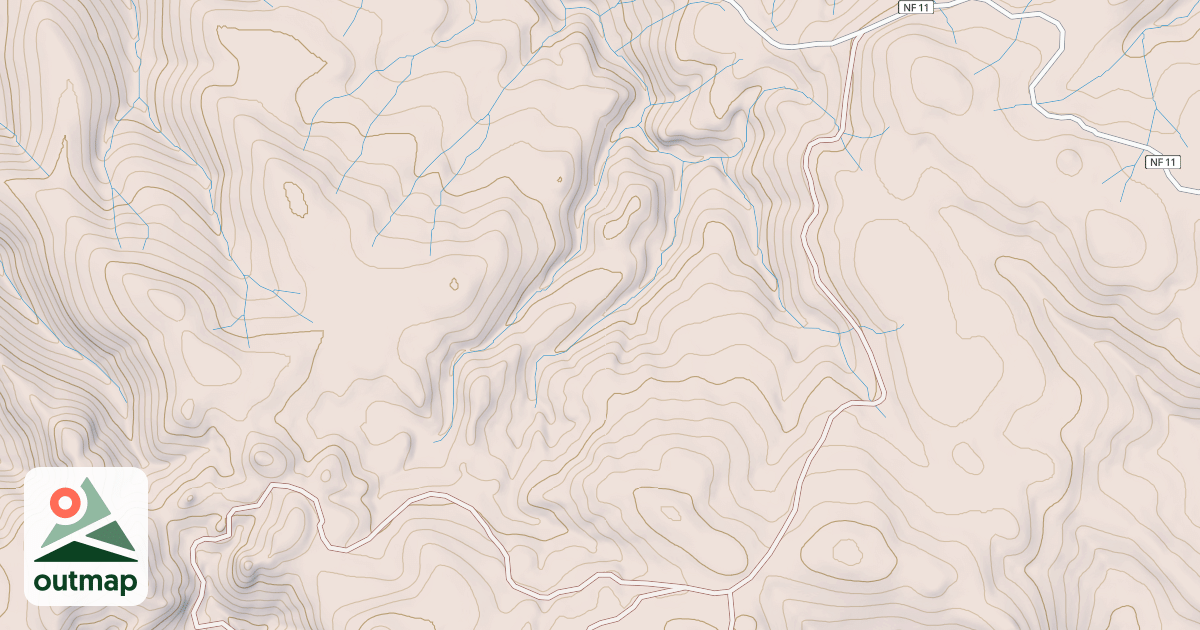 Map of USFS National Forest System Roads {454ED896-E8FE-4A21-B025-F673D7C7638E}