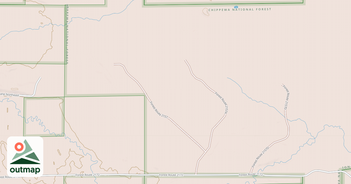 Map of KITCHI CREEK