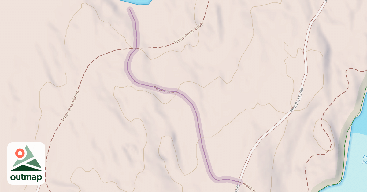 Map of Pout Pond