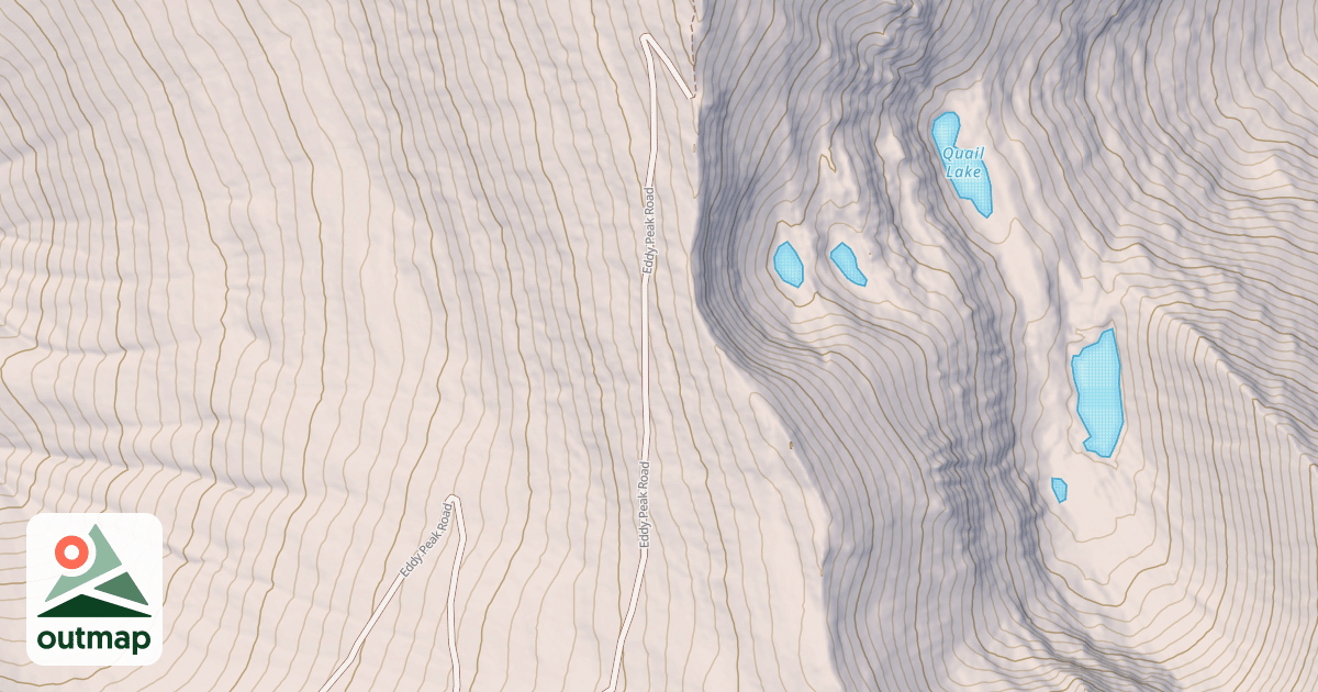 Map of EDDY MOUNTAIN LOOKOUT