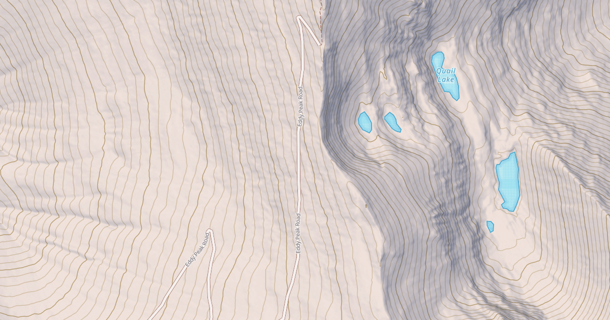 Map preview of EDDY MOUNTAIN LOOKOUT