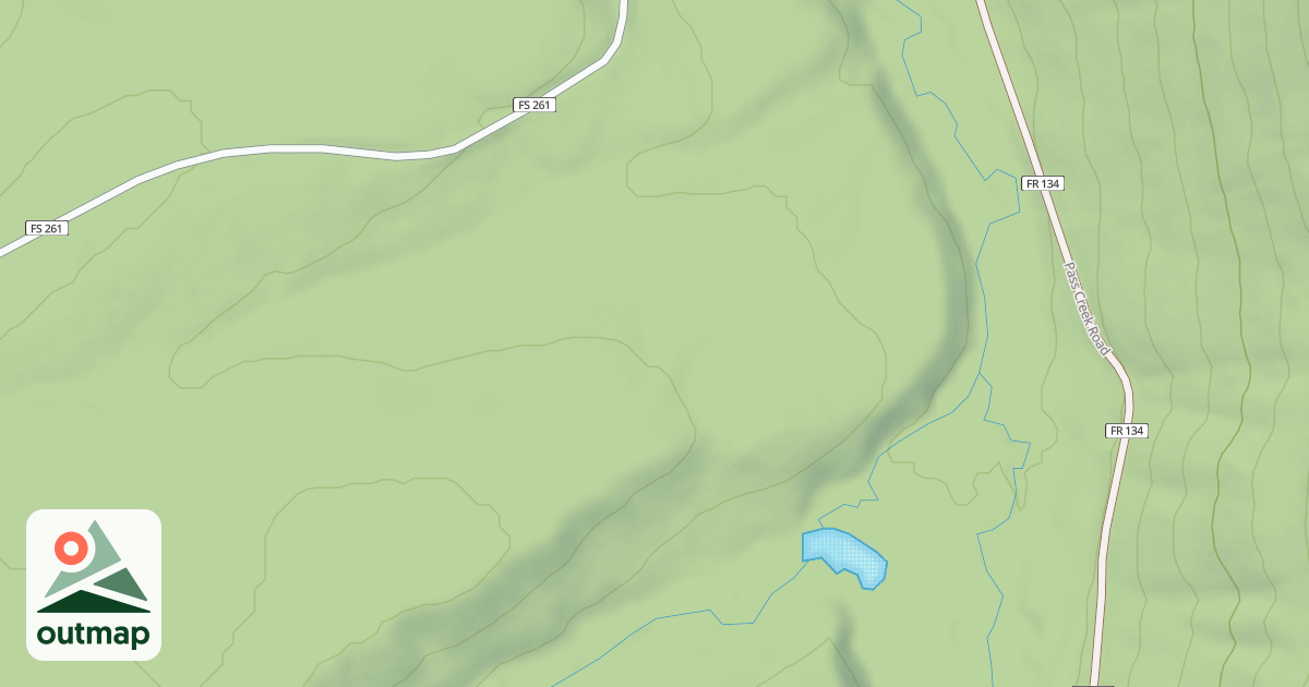 Map of CEDAR PASS PONDS