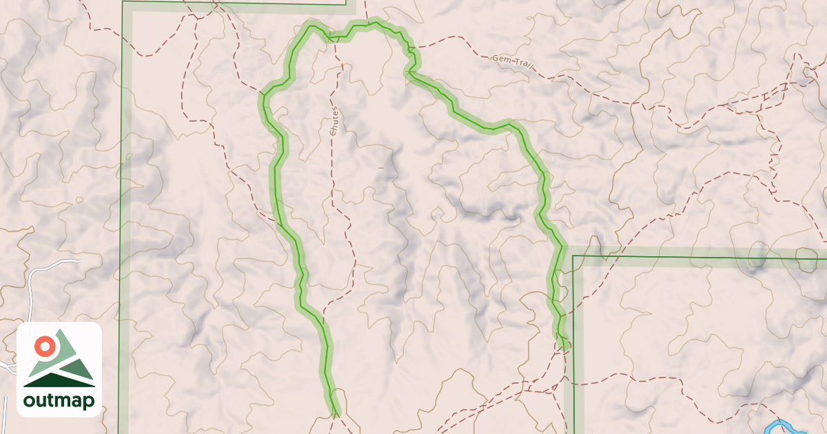 Map of The Chutes