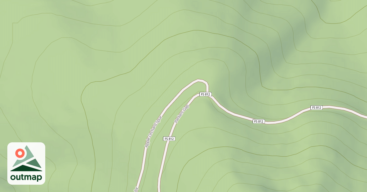 Map of THORNY SPUR