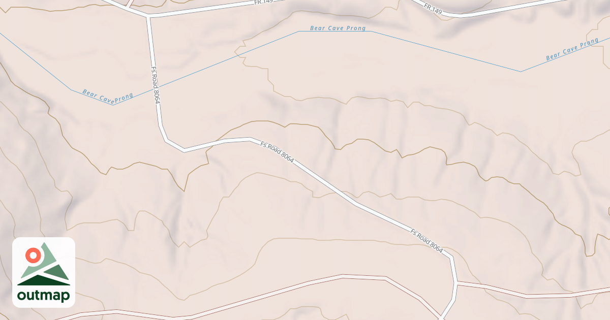 Map of BEAR WALLOW