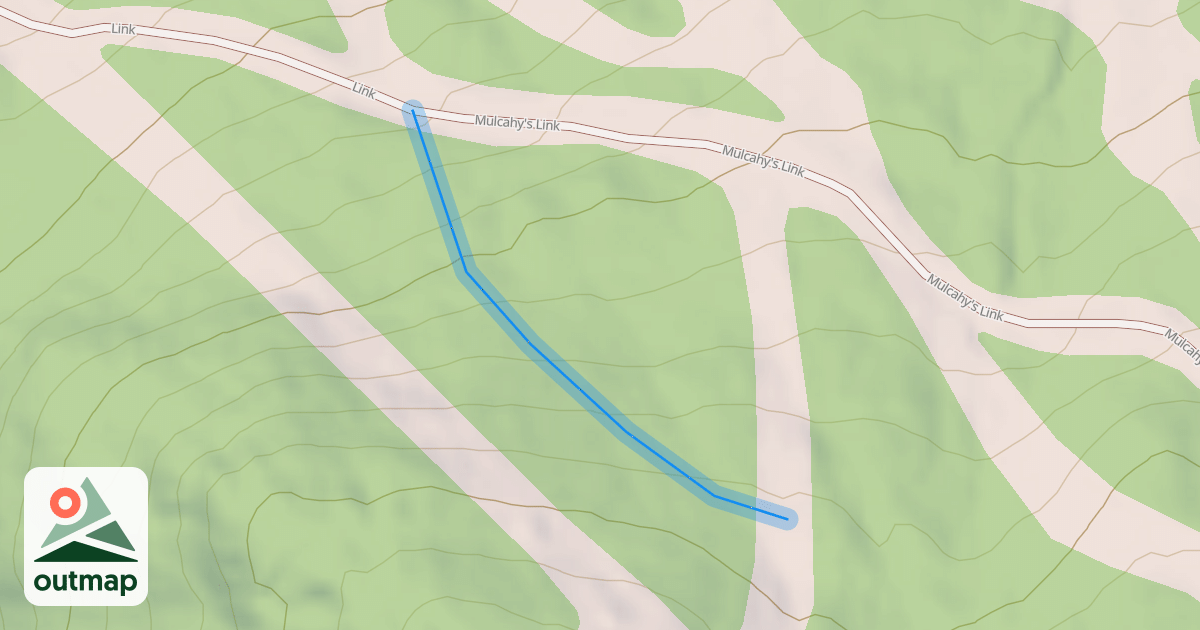 Map of Three mtn. glades